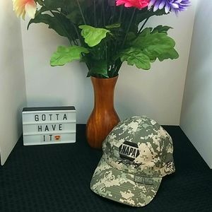 NAPA RACING NASCAR MILITARY CAMOUFLAGE TRUCKER HAT